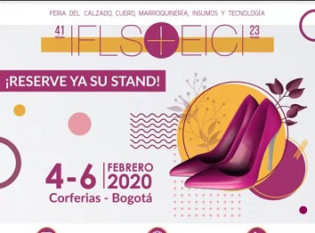 Invitation for IFLS+EICI Colombia Shoes Exhibition 4-6 February,2020